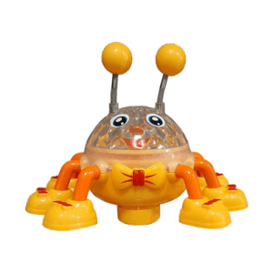 Jucarie interactiva, Caracatita cu lumini si sunete, rotativa 360 de grade, cu baterii, pentru copii