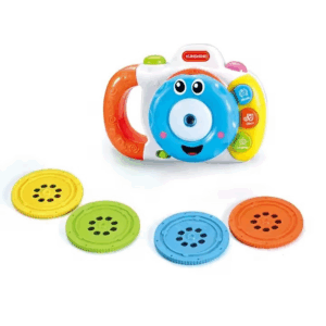 Jucarie interactiva pentru bebelusi – Aparat foto cu lumini si proiectie