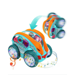 Jucarie interactiva, Masina FLIP care se roteste 360 de grade, cu sunete si lumini