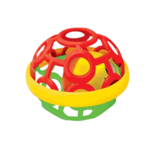 Minge senzoriala bebe, zornaitoare Rosu cu verde