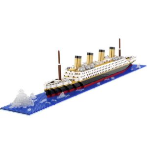 Set de Constructie Vaporul Titanic, Kareldo, 6 Ani, Ornament Creativ, 56x11x8 cm, 1787 de Piese, Multicolor
