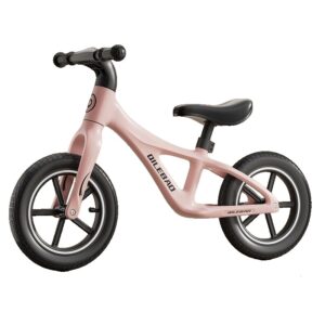 Bicicleta pentru Copii, Kareldo, Fara Pedale, Pentru 2-6 Ani, 2 Roti Silentioase, Sa Reglabila 43 - 58 cm, din Plastic si Fibra de Sticla, 88 x 56 x 43 cm, Roz