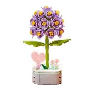 Set de Constructie Zambila in Ghiveci, Kareldo, 4 Ani, Ornament Creativ, 16.5x6.2 cm, Mov