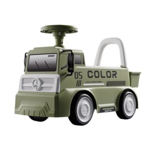 Mașinuță pentru copii, Kareldo, 3 ani, Model Camion, Sport, Claxon, Cutie Depozitare, 62x26x40 cm, Verde