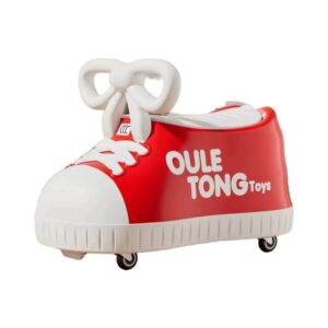 Masina pentru Copii, Kareldo, Model Pantof, 4 Roti, 1-6 ani, Cutie de Depozitare, din ABS, 48 x 27 x 34 cm, Rosu