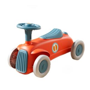 Masinuta Ride-On Kareldo, cu Sistem Anti-Rasturnare, Claxon pe Volan, 1-6 Ani, 60 x 28 x 34 cm, Rosu-Albastru