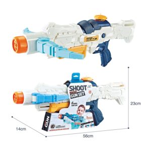 Pistol cu Apa, Kareldo, +6 Ani, Rezervor 700 ml, 4 Moduri de Stropire, din Plastic, 56 x 37 x 23 cm, Alb