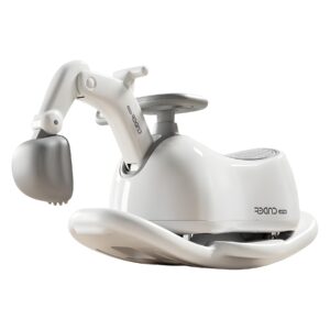 Masina 3 in 1, Kareldo, 1-3 Ani, Tip Excavator/Balansoar/Masina Yo Yo, din Plastic, 4 Roti Silentioase, 71.5 x 34 x 39 cm, Alb