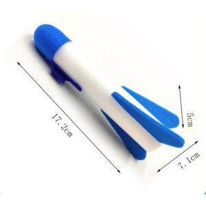 Pistol de Jucarie, Kareldo, cu Lansator de Racheta, din Polistiren/Plastic, Lumina LED, +3 Ani, Rosu/Albastru