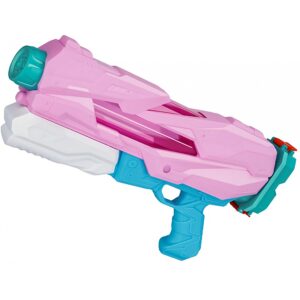 Pistol cu Apa pentru Copii, Rezervor, Pentru Piscina/Plaja, Kareldo, 6ani+,  5 duze, Quick Fill, Roz, 800ML