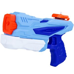 Pistol cu Apa pentru Copii, Rezervor, Pentru Piscina/Plaja, Kareldo, 6ani+,  3 duze, Albastru, 300ML