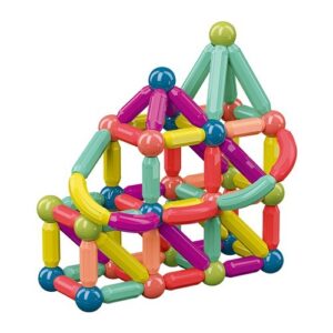 Set 36 piese magnetice de constructie, Kareldo, Forme geometrice, Multicolor