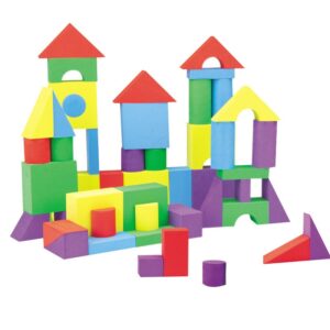 Set Blocuri de Constructie din Spuma EVA, Kareldo, 29 de Piese, Interactive, 24.5x16x3.7 cm, Multicolor