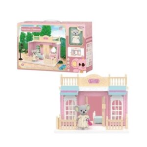 Set dormitor pentru papusi cu mobilier si figurina, Kareldo